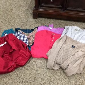 7 piece women’s top bundle S